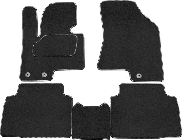 Коврики Rezkon ворсовые Стандарт передние для салона Kia Soul I 2011-2014. Артикул 2521040400