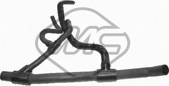 Патрубок системы охлаждения (радиатора) Metalcaucho. Артикул 08906