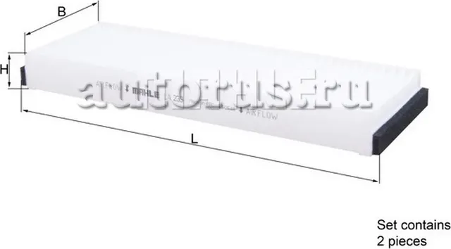 Фильтр салонный (Mahle/Knecht). Артикул LA239