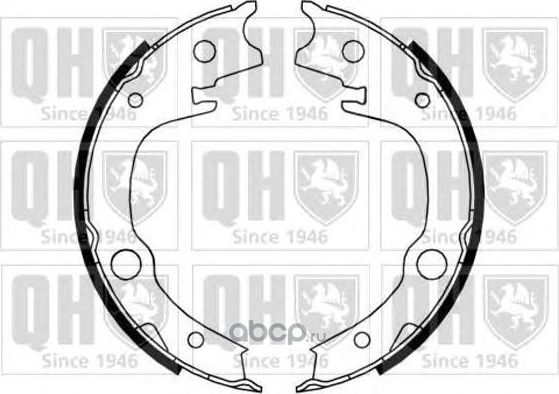 Комплект тормозных колодок, стояночная тормозная система (QH). Артикул BS1181