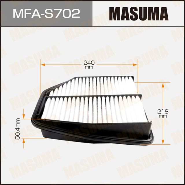 Воздушный фильтр Masuma. Артикул MFA-S702
