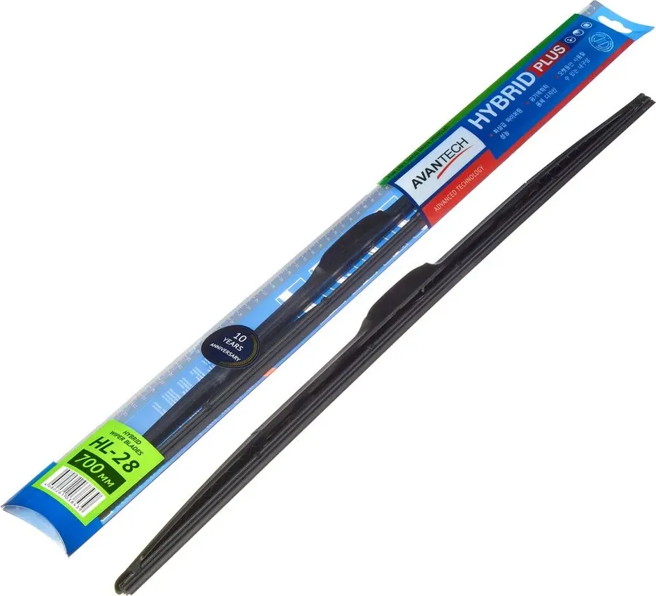ЩЕТКА СТЕКЛООЧИСТИТЕЛЯ ГИБРИДНАЯ НА ЛЕВЫЙ РУЛЬ HYBRID 700ММ ( 28 ) (Avantech). Артикул HL28