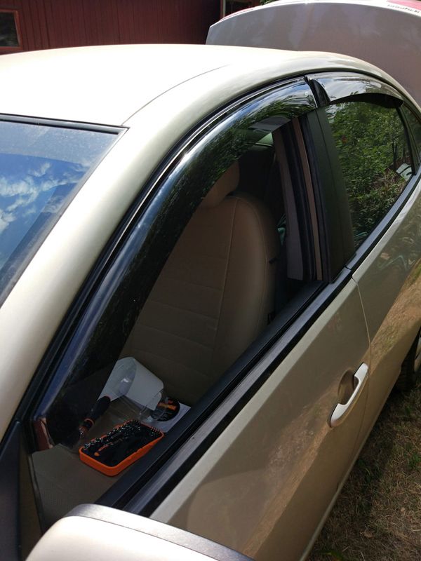 Дефлекторы Cobra Tuning для окон Hyundai Elantra IV седан 2006-2011. Артикул H20307