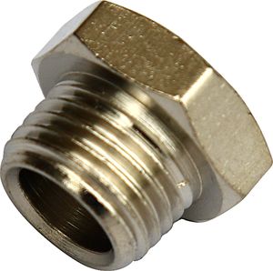 Заглушка Camozzi с наружной резьбой 1/4. Артикул 2611 1/4