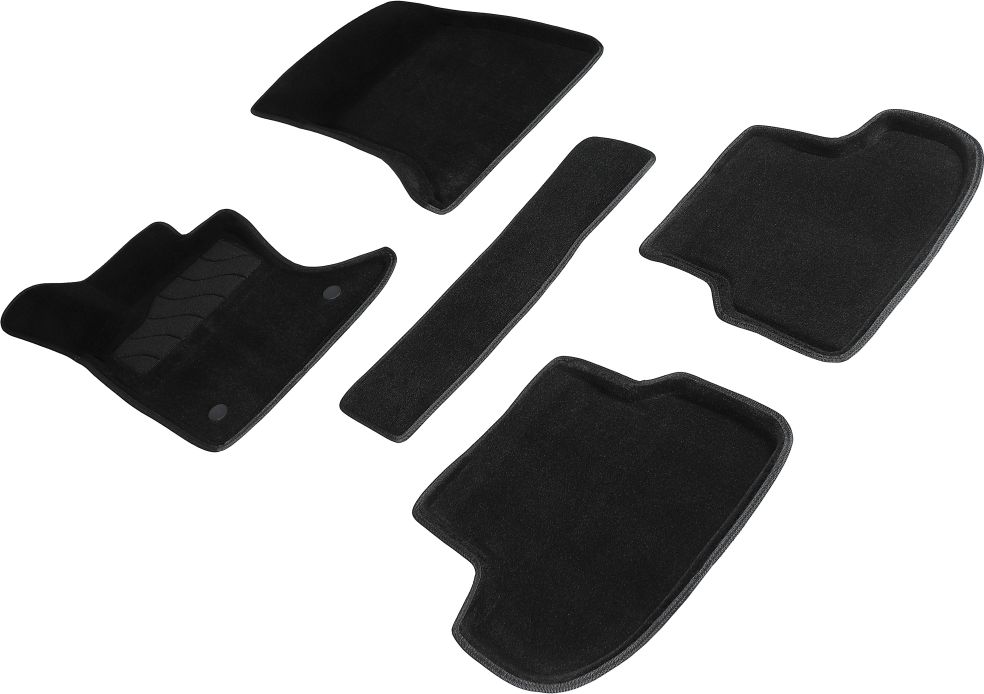 Коврики 3D Seintex для салона BMW 5 F10 4WD 2013-2016 ЧЕРНЫЕ. Артикул 96363
