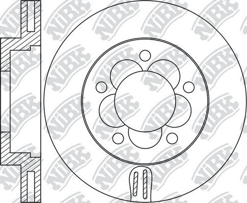 Тормозной диск NiBK. Артикул RN1769