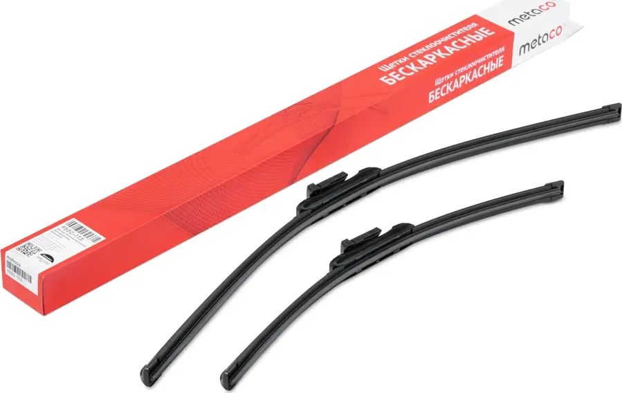 Щетки стеклоочистителя (к-кт) 650/400мм (Metaco). Артикул 9502173
