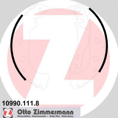 Тормозные колодки Zimmermann. Артикул 10990.111.8