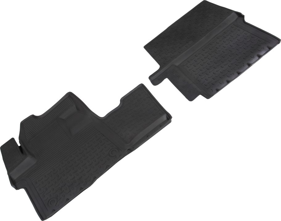 Коврики резиновые Seintex с высоким бортиком для салона Peugeot Traveller 2016-2026. Артикул 93397