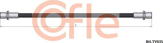 Тормозной шланг Cofle. Артикул 92.BH.TY035
