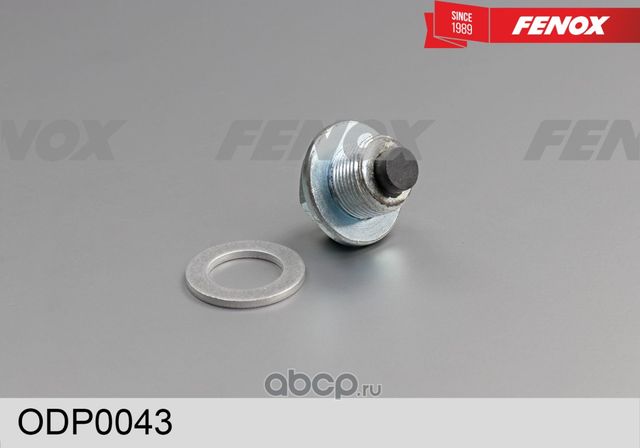 МАСЛОСЛИВНОЙ БОЛТ В ПОДДОН КПП Mitsubishi Toyota L29 M18 1.5 мм (Fenox). Артикул ODP0043