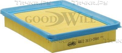 Воздушный фильтр GoodWill для Hyundai Coupe II (GK) 2001-2009. Артикул AG 612