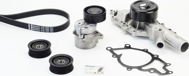 Комплект поликлинового ремня  с водяным насосом) MERCEDES BENZ: C CLASS  W204) ContiTech. Артикул 6PK2260WP3
