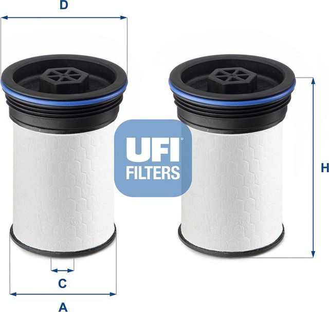 Топливный фильтр UFI. Артикул 26.042.02