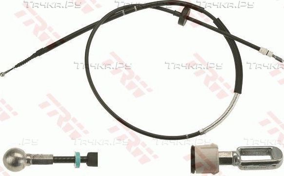 Трос ручника (тросик ручного тормоза) TRW. Артикул GCH3006