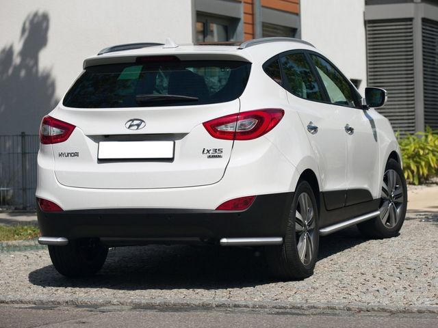 Защита Rival заднего бампера d57 уголки для Hyundai ix35 I 2010-2015. Артикул R.2301.010