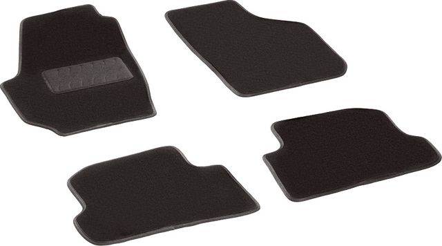 Коврики текстильные Seintex на нескользящей основе для салона Skoda Fabia II 2007-2014. Артикул 82376