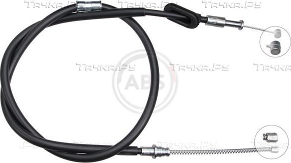 Трос ручника (тросик ручного тормоза) ABS. Артикул K15847