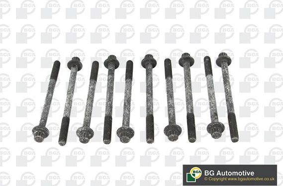 Комплект болтов ГБЦ BGA для Mazda 6 II (GH) 2008-2013. Артикул BK2302