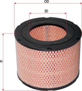 Воздушный фильтр Sakura. Артикул A-1118