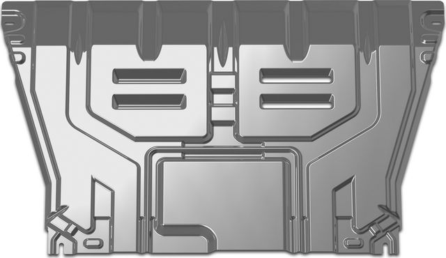 Защита АвтоБРОНЯ для картера и КПП Kia Soul III 2019-2026. Артикул 333.02850.1