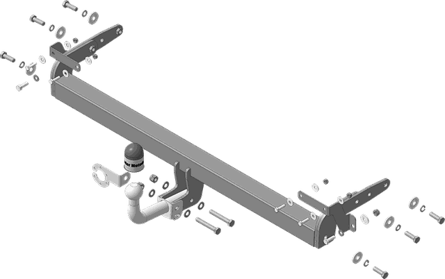 Фаркоп Мотодор для Hyundai Tucson IV 2020-2026 (только для Калининградской сборки). Артикул 90913-A