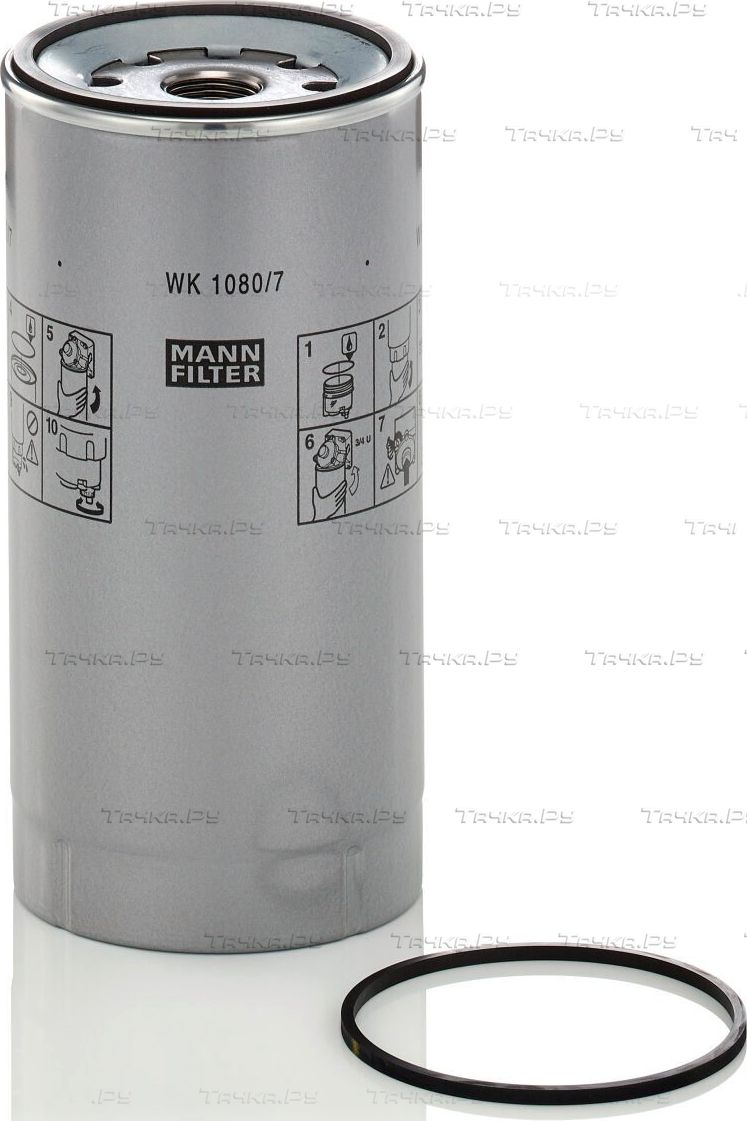 Топливный фильтр Mann-Filter для Ford Cargo 2003-2026. Артикул WK 1080/7 x