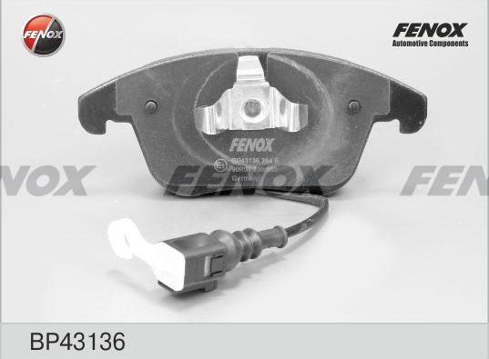 Тормозные колодки Fenox. Артикул BP43136