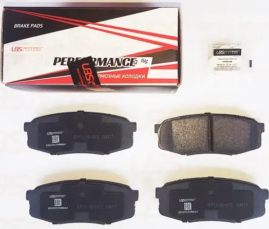Премиум тормозные колодки TOYOTA LAND CRUISER J200 07-/12-/LEXUS LX570 07- задни (UBS). Артикул BP1110012