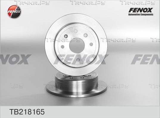 Тормозной диск Fenox задний для Dacia Logan I 2010-2012. Артикул TB218165