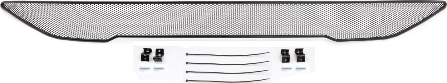 Сетка внешняя Arbori на бампер, черная 10 мм для Volkswagen Polo VI 2020-2026. Артикул 01-531920-101