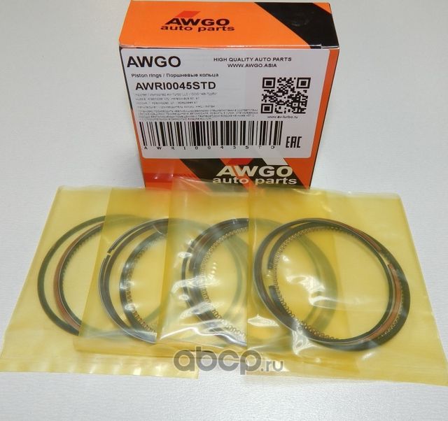 кольца комплект Mini coper 1,4/1,6 d77,00 1,2-1,5-2,0 STD 11/2005-> + PSA c4/308 (Awgo). Артикул AWRI0045STD