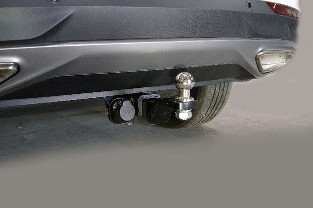 Фаркоп ТСС оцинкованный под американский квадрат для Changan CS75 Plus 2WD 1.5T 2023-2026. Артикул TCU00369N