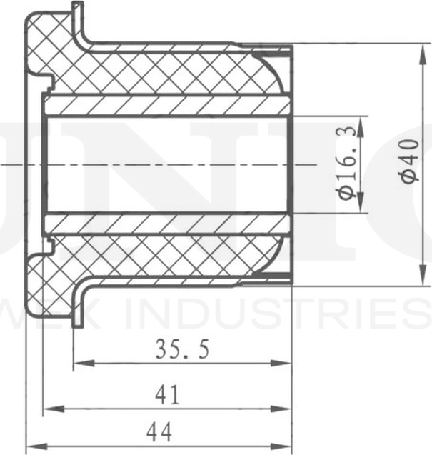 Сайлентблок рессоры (Unio). Артикул RMP-20485