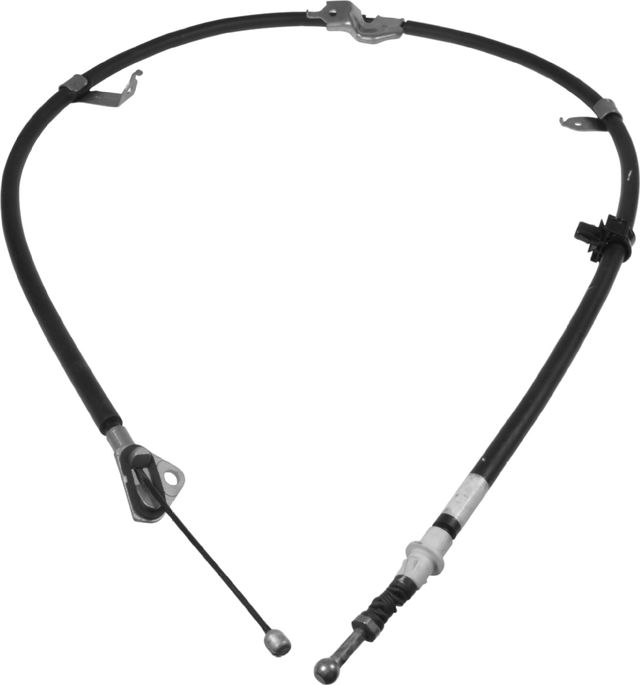 Трос ручника (тросик ручного тормоза) Blue Print задний левый для Toyota Yaris II 2005-2012. Артикул ADT346337