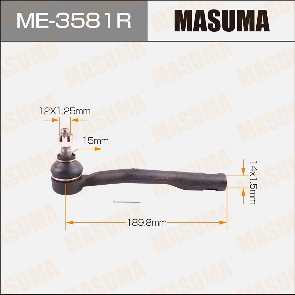 Наконечник рулевой тяги Masuma. Артикул ME-3581R