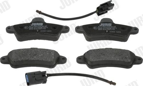 Тормозные колодки Jurid задние для Ford Cougar 1998-2001. Артикул 571755J