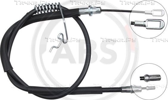 Трос ручника (тросик ручного тормоза) ABS. Артикул K13960