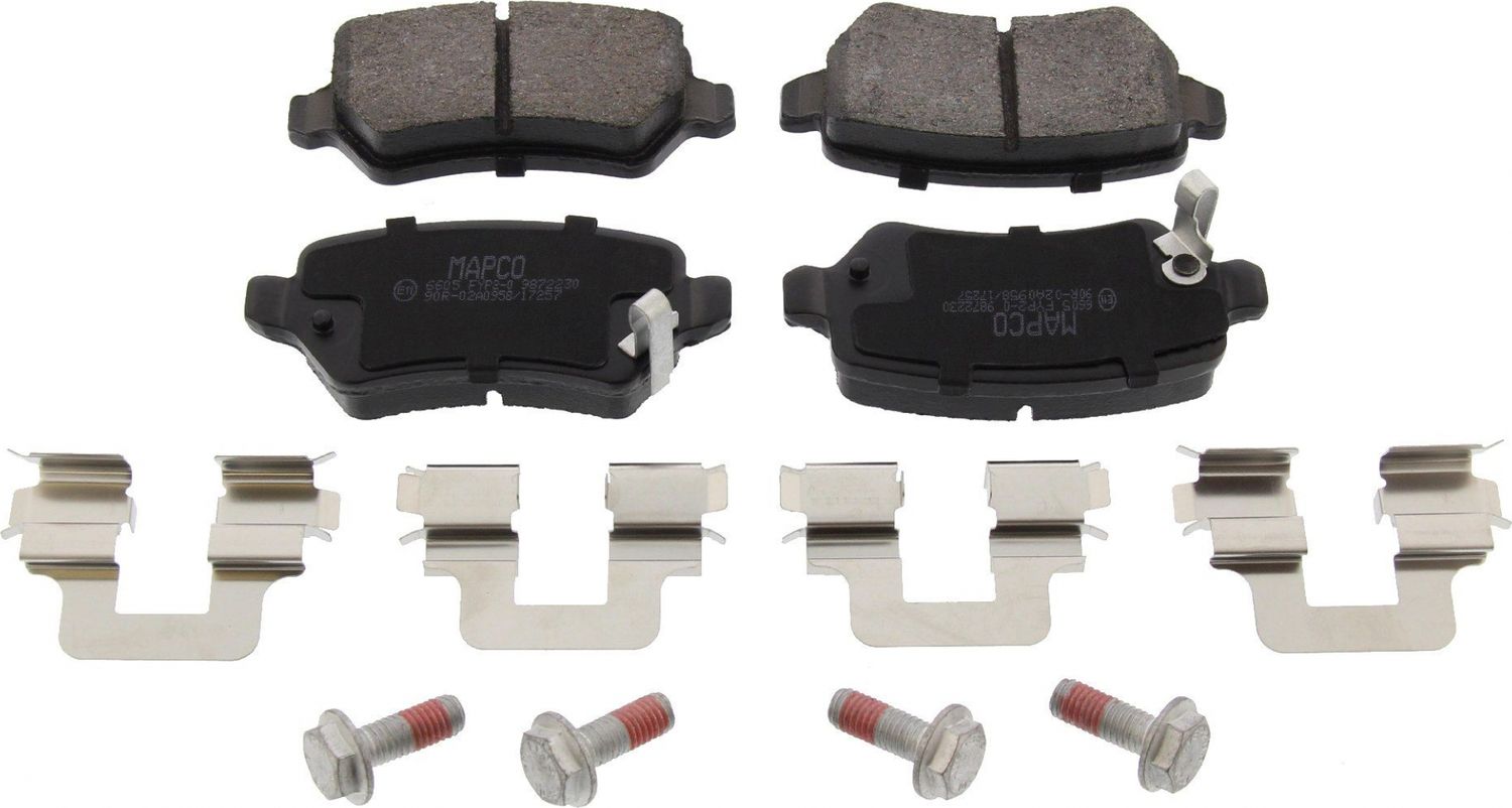 Тормозные колодки MAPCO задние для Opel Meriva A 2003-2010. Артикул 6605