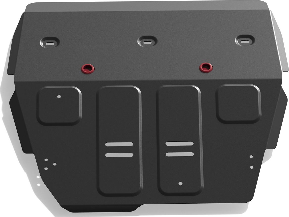 Защита АвтоБРОНЯ для картера и КПП Haval H2 МКПП 4WD 2014-2021. Артикул 111.09401.1