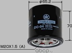DC-04 МАСЛЯНЫЙ ФИЛЬТР С ДВОЙНЫМ КЛАПАНОМSR18,SR20,MR18,MR20,HR1#,QR2#, (VIC). Артикул DC04