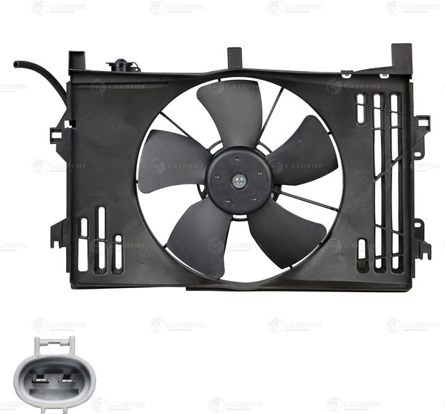 Вентилятор радиатора двигателя Luzar для Toyota Corolla E120, E130 2001-2008. Артикул LFK 1922