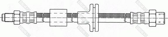 Тормозной шланг Girling передний правый/левый для Mercedes-Benz W124, A124 1992-1993. Артикул 9002352