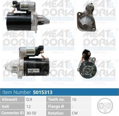Стартер Meat & Doria для Hyundai ix20 I 2010-2019. Артикул 5015313