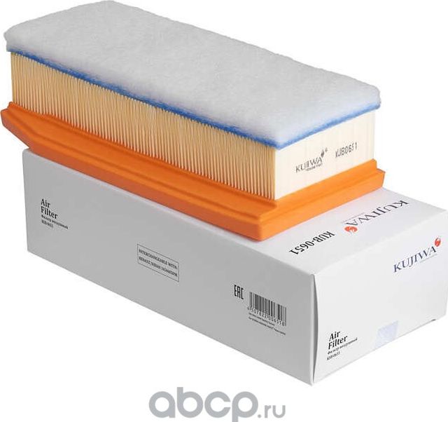 Фильтр воздушный KUB0651 KUJIWA 165460509R RENAULT Kujiwa. Артикул KUB0651