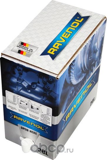 Масло трансмиссионное TSG 75W-90 GL-4 20л ecobox (полусинтетика) (Ravenol). Артикул 1222101B20