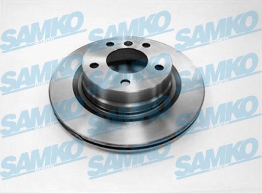 Тормозной диск Samko задний для BMW 3 V (E90/E91/E92/E93) 2005-2013. Артикул B2018V