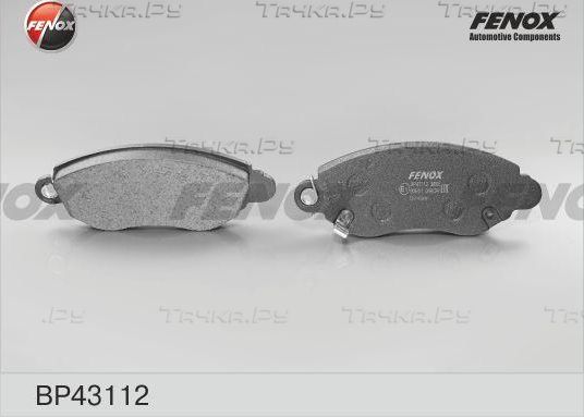 Тормозные колодки Fenox передние для Ford Transit VI 2000-2006. Артикул BP43112