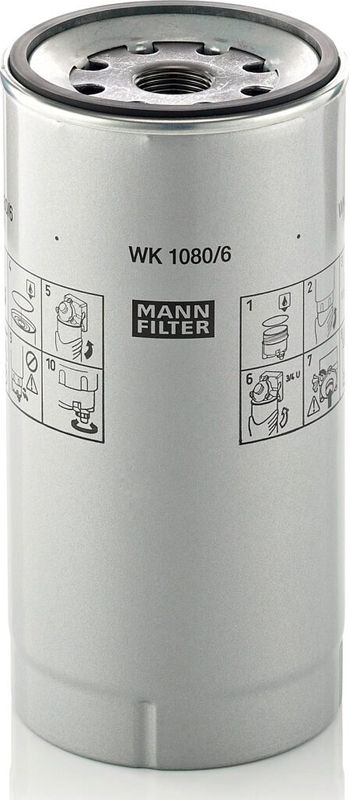 Топливный фильтр Mann-Filter. Артикул WK 1080/6 x