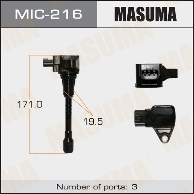 Катушка зажигания Masuma. Артикул MIC-216